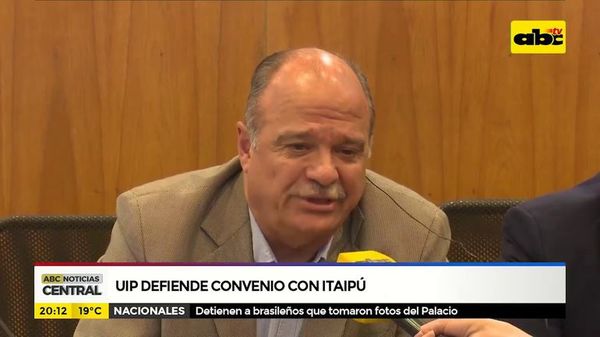 UIP defiende convenio con Itaipú - ABC Noticias - ABC Color