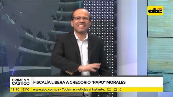 Fiscalía libera a Gregorio “Papo” Morales - Crimen y castigo - ABC Color