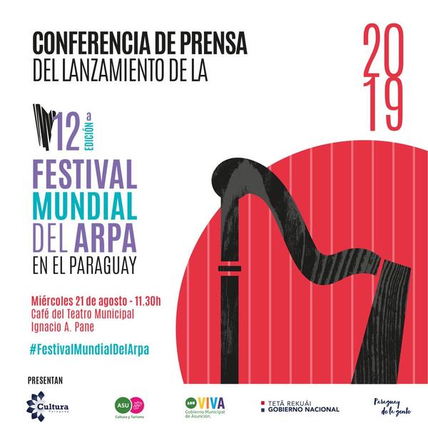 Hoy conferencia de prensa sobre Festival Mundial del Arpa en el Teatro Municipal | .::Agencia IP::.