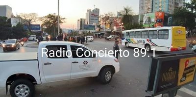 Dos detenidos en inicio de manifestación