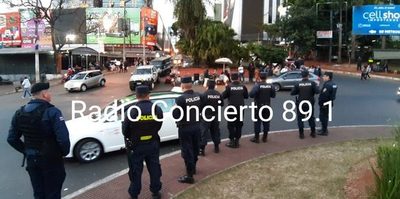 Dos detenidos en inicio de manifestación