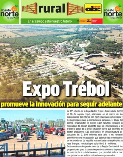 Expo Trébol promueve la innovación para seguir adelante - ABC Rural - ABC Color