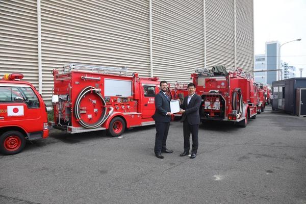 Japón dona a Paraguay carros para bomberos y ambulancias - ADN Paraguayo