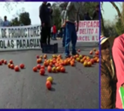 Tomateros vuelven a desactivar protesta y liberan ruta - Paraguay.com