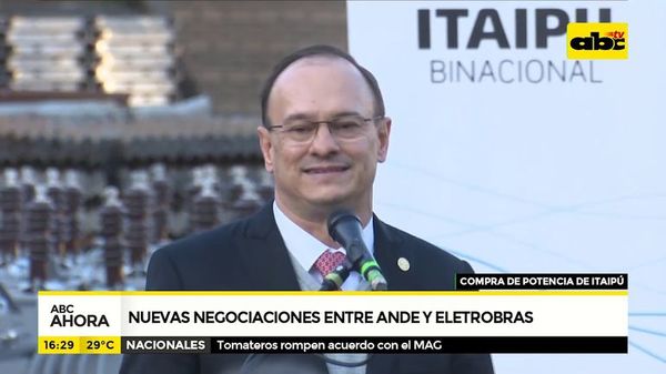 Nuevas negociaciones entre ANDE y ELECTROBRAS - ABC Noticias - ABC Color