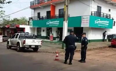 Capturan a miembro de banda que robó G. 200 millones de una farmacia