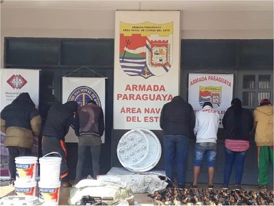Balacera, detenidos y mercaderías incautadas en Alto Paraná
