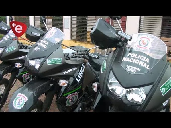 LINCES RECIBEN 10 MOTOS EN ITAPÚA