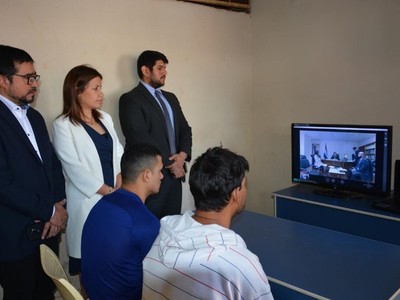 ​Se realizó la primera audiencia por videoconferencia en penal de CDE