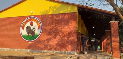 Refaccionan aula que quedó destechada en San Pedro