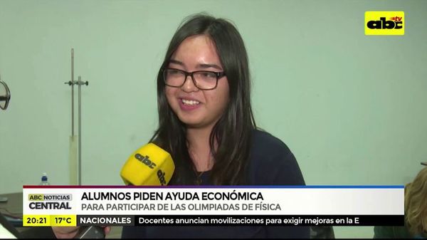Alumnos piden ayuda para participar en competencia de física - ABC Noticias - ABC Color