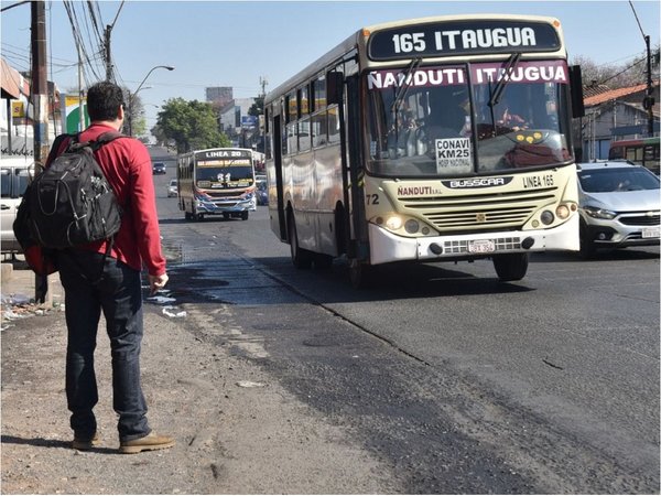 Refugios de pasajeros son escasos sobre extensa Avda. Eusebio Ayala