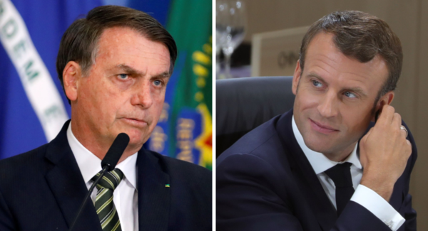 Macron y Bolsonaro se enfrentan por los incendios en la Amazonía » Ñanduti