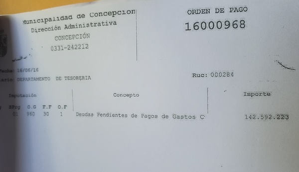 Comuna norteña usó préstamo para obras en salarios y dietas