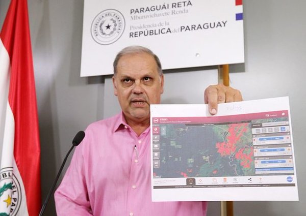 Ministro Roa confirma eliminación de focos de incendios en Alto Paraguay - .::RADIO NACIONAL::.