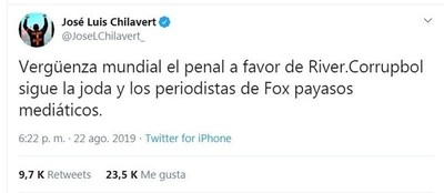 Chilavert y otra dura crítica contra la “Corrupbol”, tras el penal a favor de River contra Cerro - ADN Paraguayo