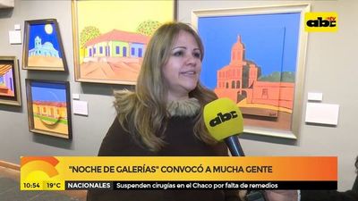 “Noche de galerías” convocó a mucha gente - ABC Noticias - ABC Color