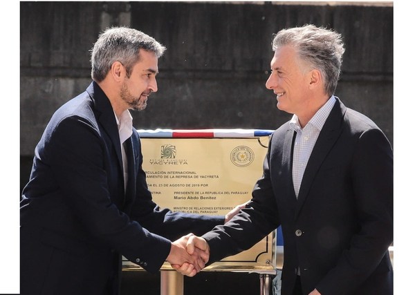 Abdo y Macri inauguraron nuevo paso fronterizo; facilitará el comercio y el intercambio cultural, afirman - ADN Paraguayo