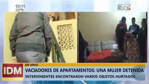 Detienen a joven que se dedicaba a vaciar departamentos