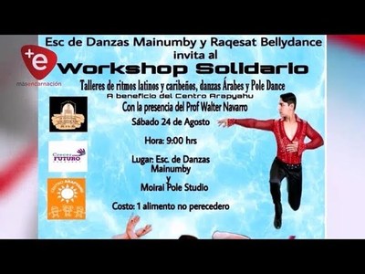 WORKSHOP SOLIDARIO A BENEFICIO DEL CENTRO ARA PYAHU