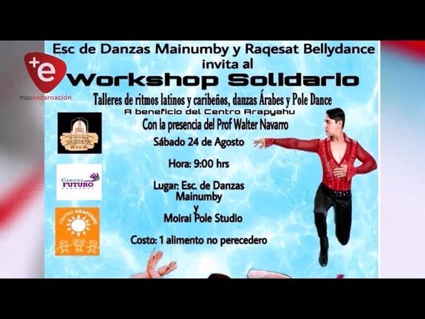 WORKSHOP SOLIDARIO A BENEFICIO DEL CENTRO ARA PYAHU