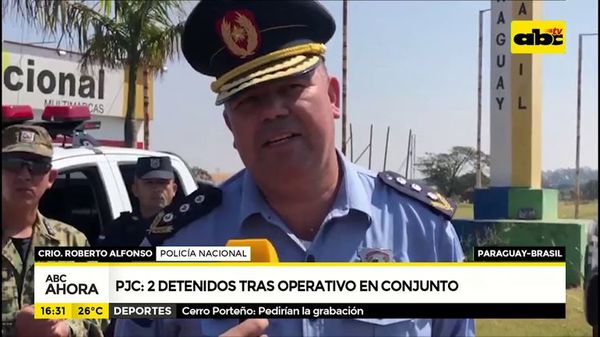 Dos detenidos tras operativo en conjunto en Pedro Juan - ABC Noticias - ABC Color