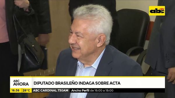 Diputado Brasileño indaga sobre el Acta Bilateral - ABC Noticias - ABC Color