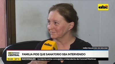 Familia pide que sanatorio sea intervenido - ABC Noticias - ABC Color