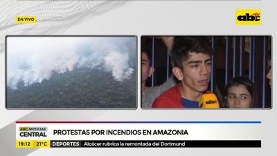 Protestas por incendio en Amazonia - ABC Noticias - ABC Color
