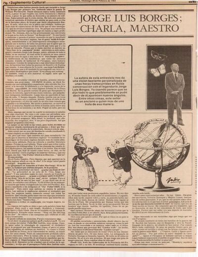 Tres entrevistas con Borges - Literatura - ABC Color