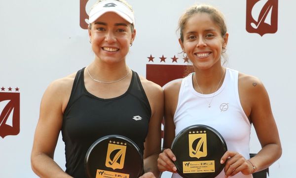 Montse, campeona en dobles junto con Noelia Zeballos