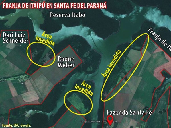 Fazendeiros avanzan sobre bosques de la franja de protección de Itaipú