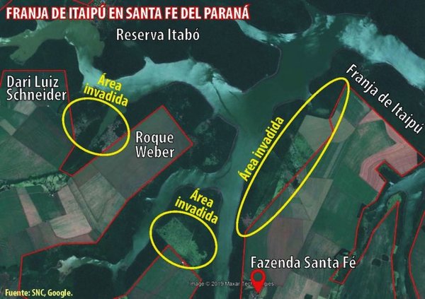 Fazendeiros avanzan sobre bosques de la franja de protección de Itaipú