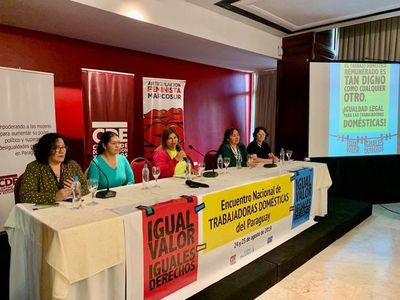 Continúa encuentro nacional de trabajadoras domésticas