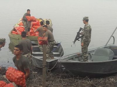 Marina decomisa importante cargamento de contrabando - Nacionales - ABC Color