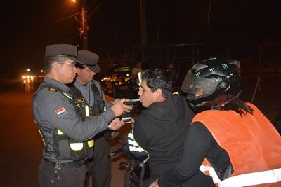 La Caminera pescó a 322 conductores ebrios - ADN Paraguayo
