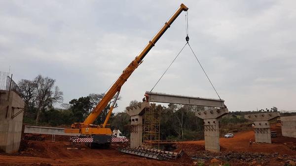 Corredor de exportación: se inició montaje del futuro puente que conectará Itapúa y Alto Paraná - ADN Paraguayo