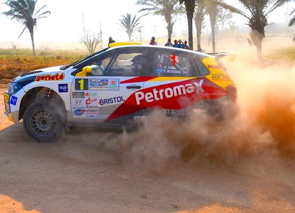 Gustavo Saba es segundo en Rally de Santa cruz