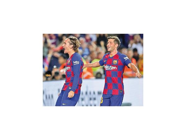 Griezmann lidera victoria azulgrana