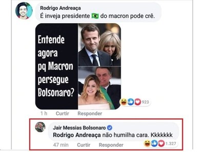 Bolsonaro se burla de la esposa de Macron y agudiza polémica entre Brasil y Francia - ADN Paraguayo