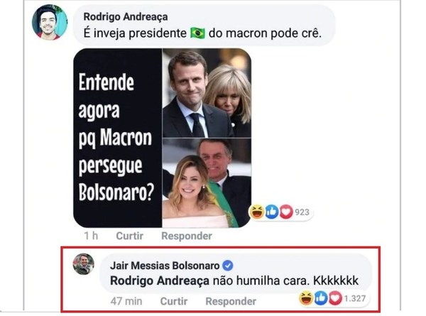 Bolsonaro se burla de la esposa de Macron y agudiza polémica entre Brasil y Francia - ADN Paraguayo