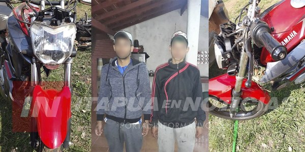 CNEL. BOGADO: DOS DETENIDOS CON NEXO EN HURTO DE MOTOCICLETAS