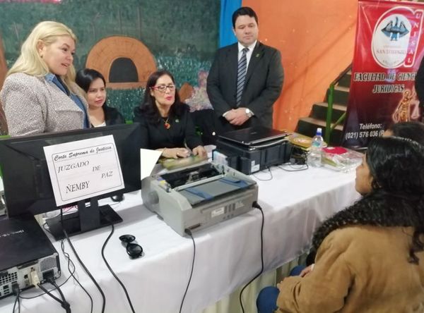 “La Justicia llega a tu barrio” unió a Ñemby y San Antonio