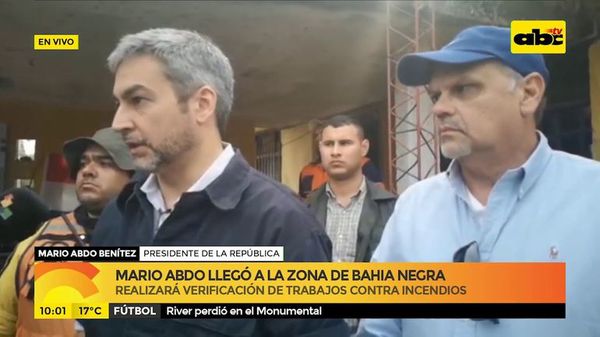 Mario Abdo llegó a la zona de Bahía Negra - ABC Noticias - ABC Color
