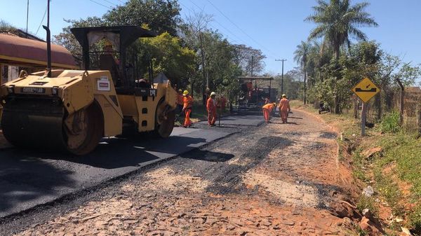 Asfaltan nuevo tramo entre Itauguá y Areguá - Nacionales - ABC Color