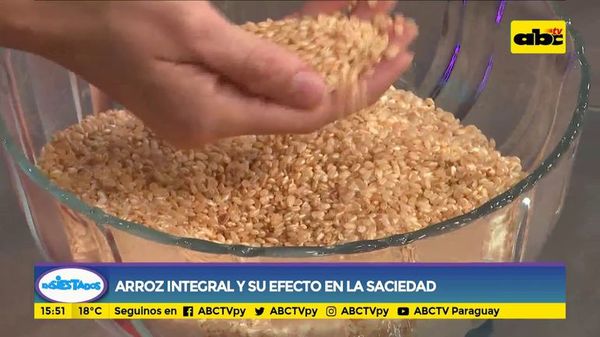 Arroz integral y su efecto en la saciedad - Ensiestados - ABC Color