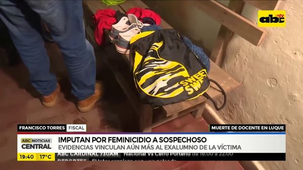 Imputan por feminicidio a sospechoso. - ABC Noticias - ABC Color