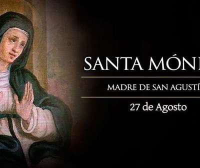 La iglesia celebra hoy la fiesta de Santa Mónica.