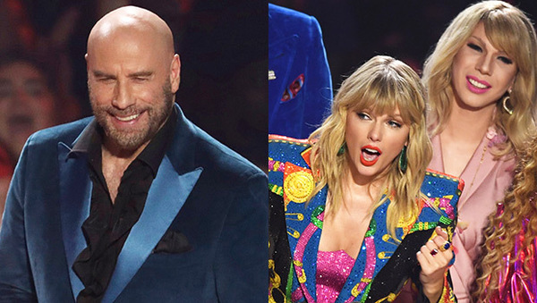 John Travolta confundió a Taylor Swift con una Drag Queen durante los VMAs 2019