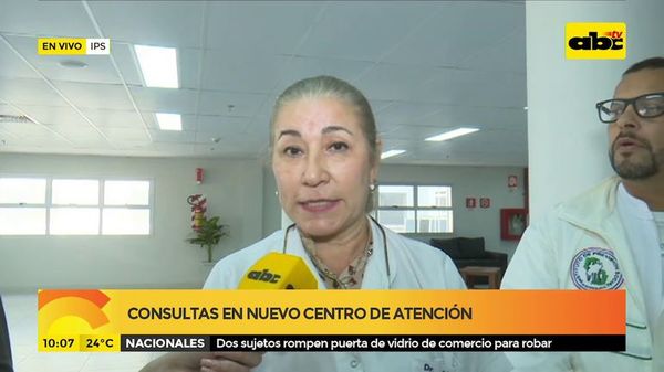 Consultas en nuevo Centro de Atención Ambulatoria de IPS - ABC Noticias - ABC Color